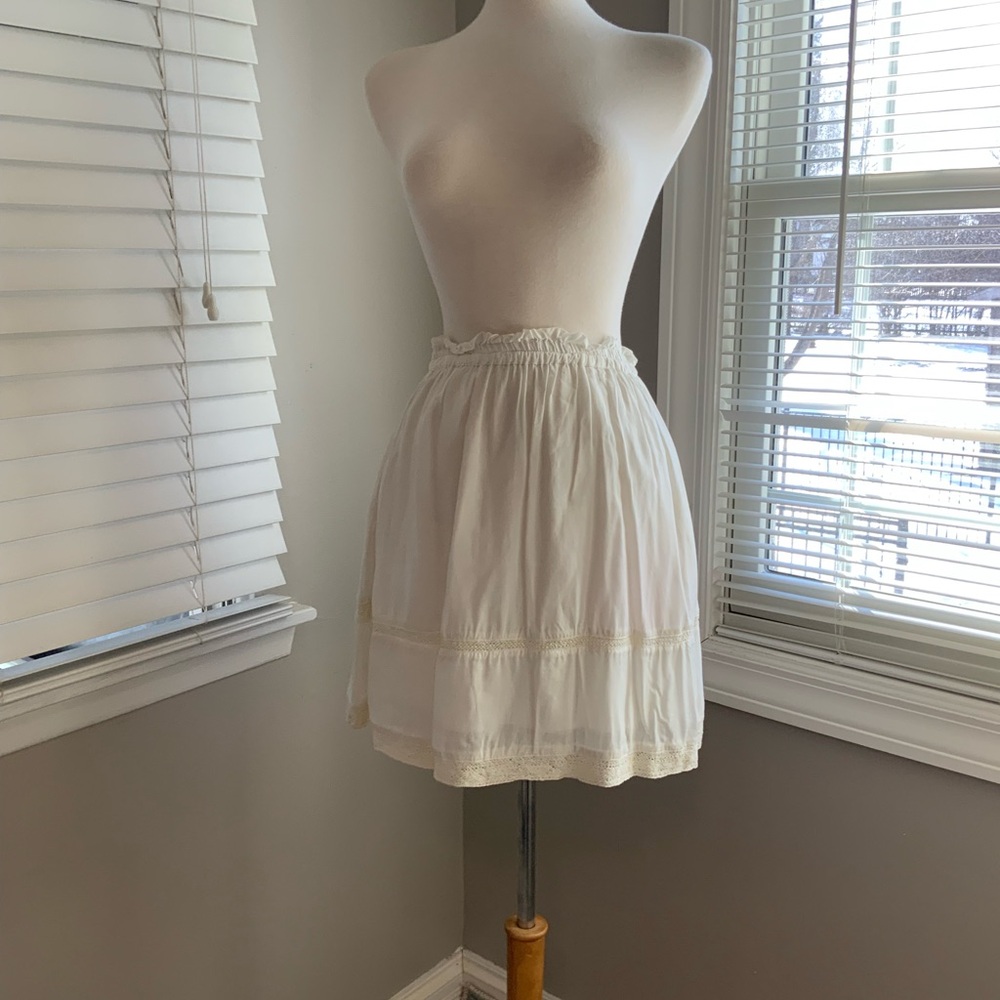 Dylan White Mini Skirt